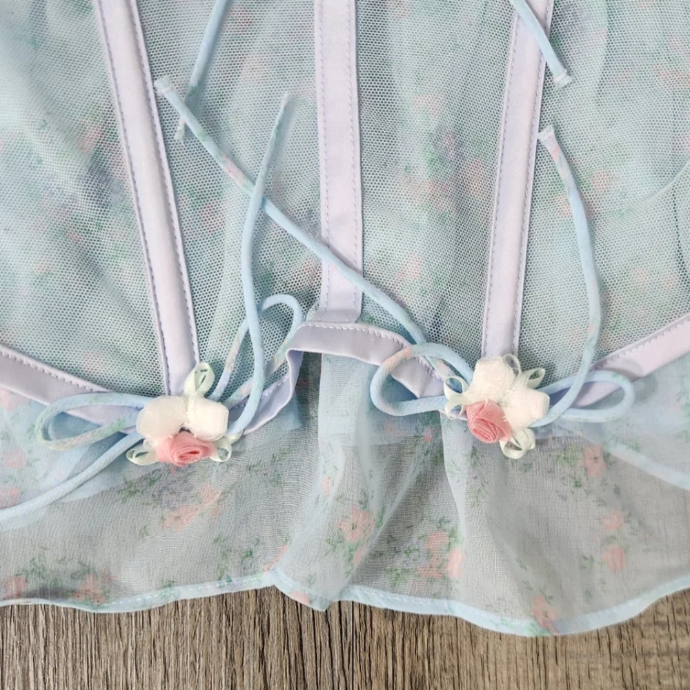 New!For Love And Lemons Ellery‎ Bustier Corset Top